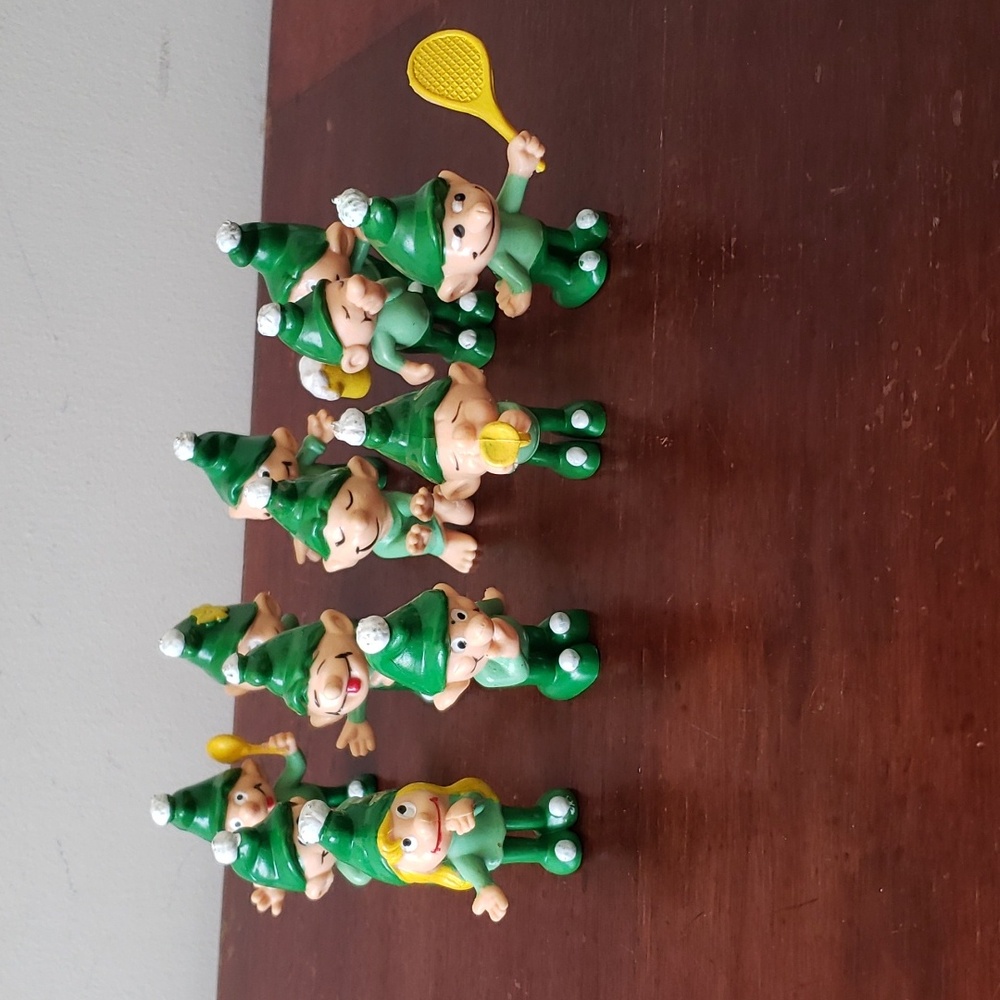 Vintage 1978 Empire Toys Gnome Family Figures Set of 12